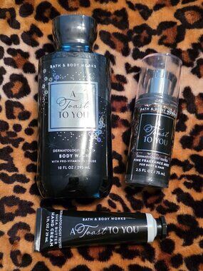 Bath & Body Works A Toast To You  3 Piece Set